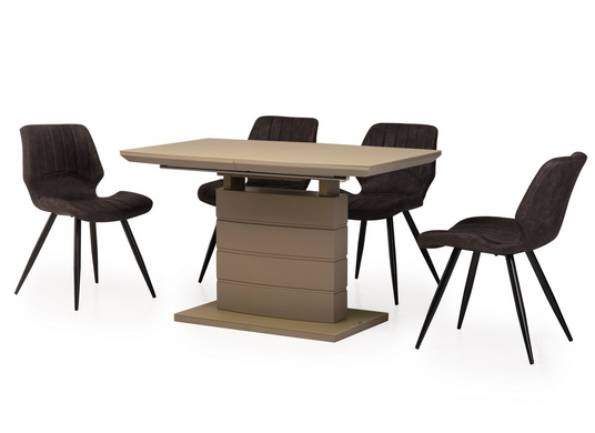 Стіл розкладний TMM-50-1 VETRO 120x80 Мокко Матовий фотографія