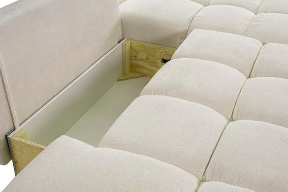 Диван кутовий розкладний SOHO Davis Now or Never 02 правий Perfect Home Польща Молочний фотографія