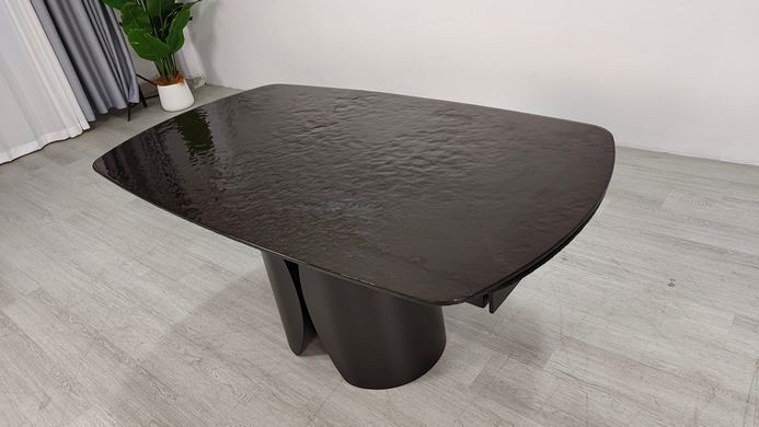 Стол раскладной EDGAR Intarsio 160(240)*90 бронзовый/коричневый фотография
