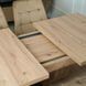 Стол раскладной MEBEL ELITE CLARK 120(160)х80 см Дуб артизан/черный