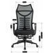 Стілець офісний обертовий MEBEL ELITE ACTON Чорний