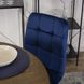 Стілець оксамитовий MEBEL ELITE PERU Velvet, Синій