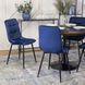 Стілець оксамитовий MEBEL ELITE PERU Velvet, Синій