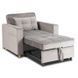 Крісло розкладне MEBEL ELITE SOLOR Velvet Сірий