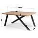 Стол раскладной MEBEL ELITE HAMILTON 160(200)х90 Золотой дуб