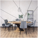 Стілець оксамитовий MEBEL ELITE CORK Velvet Сірий