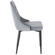 Стілець оксамитовий MEBEL ELITE CORK Velvet Сірий