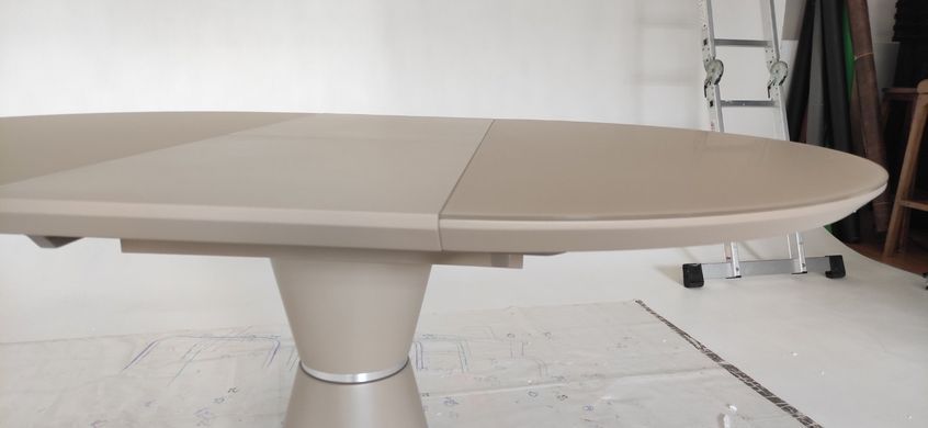 Стіл розкладний TML-651 VETRO 105x105 Капучино фотографія