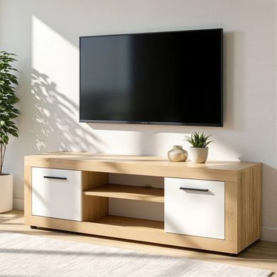 ТВ Тумба MEBEL ELITE BLAGO 140 Дуб сонома фотография