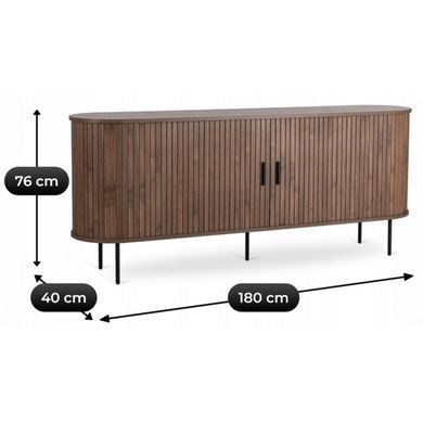 Комод MEBEL ELITE TRISH 180 Оріх фотографія