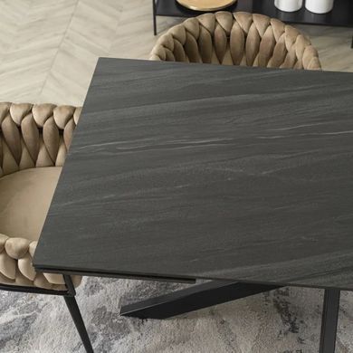 Стіл розкладний MEBEL ELITE BRUNO 160(240)х90 см Чорний фотографія