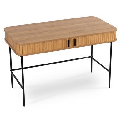 Письменный стол MEBEL ELITE TRISH 120 см дуб фотография