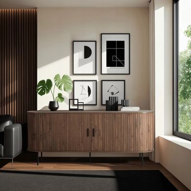 Комод MEBEL ELITE TRISH 180 Оріх фотографія