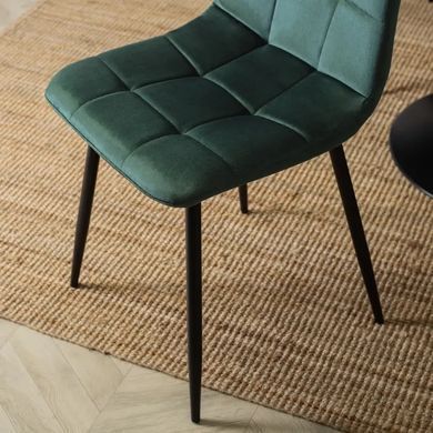 Стул бархатный MEBEL ELITE PERU Velvet, Зеленый фотография