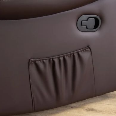 Масажне крісло MEBEL ELITE INTER екошкіра Коричневий фотографія