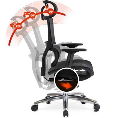 Стілець офісний поворотний MEBEL ELITE ROYAL Чорний фотографія