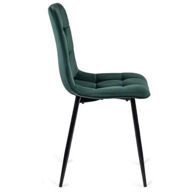 Стул бархатный MEBEL ELITE PERU Velvet, Зеленый фотография