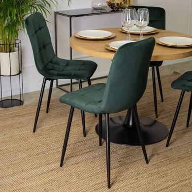 Стул бархатный MEBEL ELITE PERU Velvet, Зеленый фотография