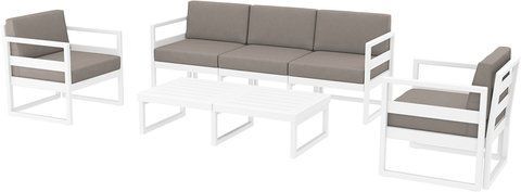 Комплект меблів для тераси Siesta Onto Mykonos Lounge Set XL White Білий