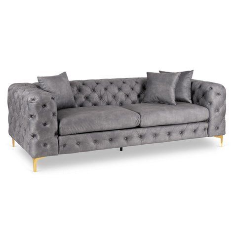 Диван MEBEL ELITE SORRENTO 3S Сірий фотографія