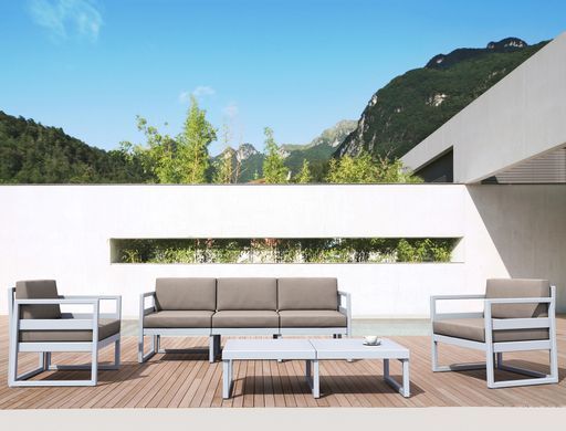 Комплект мебели для террасы Siesta Onto Mykonos Lounge Set XL White Белый