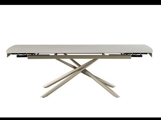 Керамический стол Пино TML-1200 VETRO 180(240)x90 Венеция деликато + капучино фотография