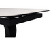 Стіл розкладний TML-815 VETRO 160x90 Білий Мармур / Чорний