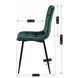 Стул бархатный MEBEL ELITE PERU Velvet, Зеленый