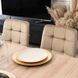 Комплект стіл розкладний MEBEL ELITE CLARK 120(160)х80 см Дуб артизан/чорний +4 стільці PERU Беж
