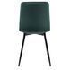 Стул бархатный MEBEL ELITE PERU Velvet, Зеленый