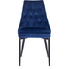 Стілець оксамитовий MEBEL ELITE CORK Velvet Темно-синій