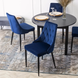 Стілець оксамитовий MEBEL ELITE CORK Velvet Темно-синій