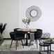 Стілець поворотний оксамитовий MEBEL ELITE LILI Velvet Чорний