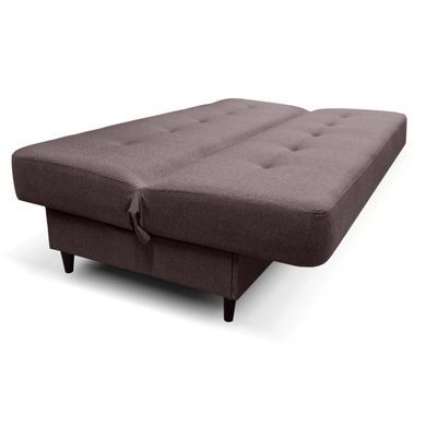 Диван розкладний MEBEL ELITE ARUBA 2 188 см Темно Коричневий фотографія
