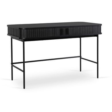 Письменный стол MEBEL ELITE TRISH 120 см черный фотография