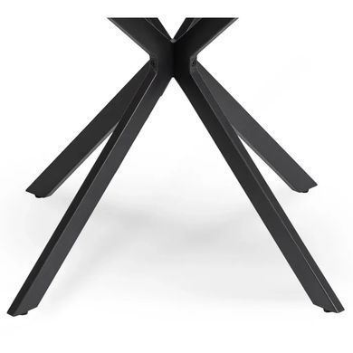 Стіл круглий MEBEL ELITE ALLEN 120 см Чорний фотографія