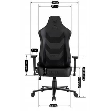 Стул офисный поворотный MEBEL ELITE APEX Черный фотография