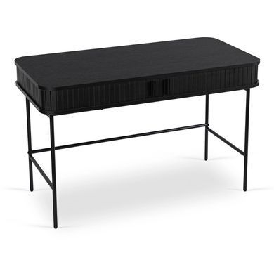 Письменный стол MEBEL ELITE TRISH 120 см черный фотография