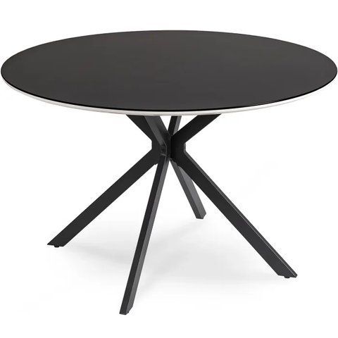 Стол круглый MEBEL ELITE ALLEN 120 см Черный фотография