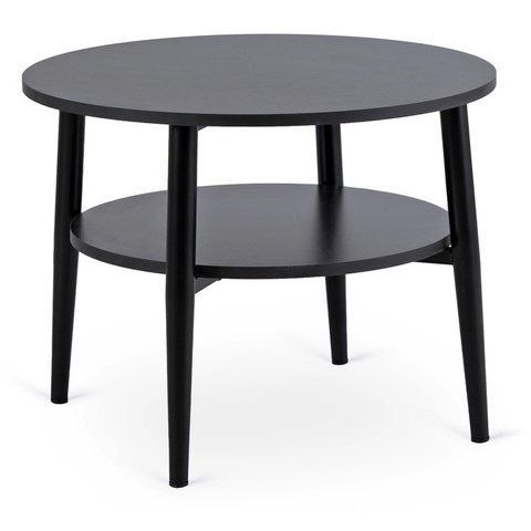 Журнальный столик MEBEL ELITE PAULO 60x60 Черный фотография