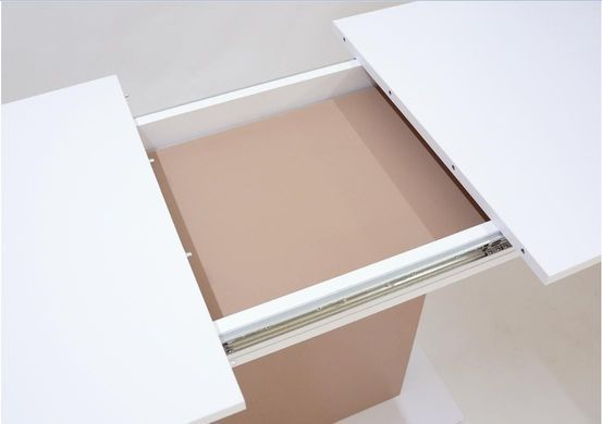 Раскладной стол STOUN B/L Intarsio 100(135)x60 Белая аляска / Лате фотография