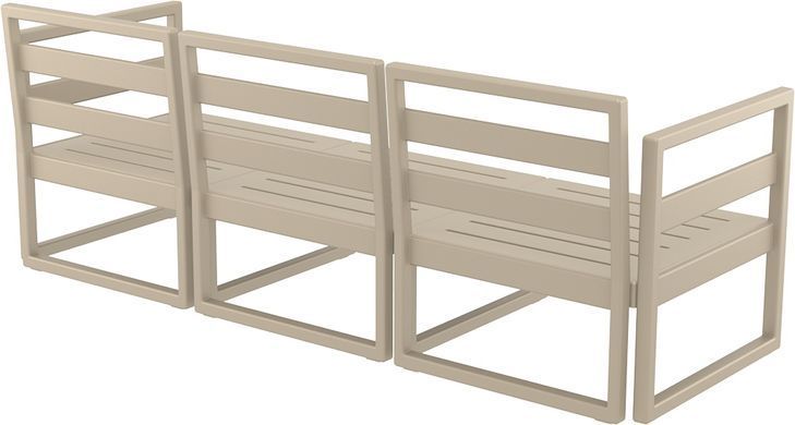 Комплект мебели для террасы Siesta Onto Mykonos Lounge Set XL Taupe Бежевый