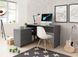 Стіл офісний письмовий Perfect Home Тео / Teo 3S/138 з 3 шухлядами Графіт