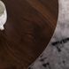 Стол MEBEL ELITE LAUREN 60X60 Орех/белый
