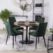 Стул бархатный MEBEL ELITE CORK Velvet Зеленый