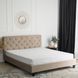 Ліжко оксамитове MEBEL ELITE QUEEN Velvet 160x200см Беж