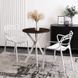 Стол MEBEL ELITE LAUREN 60X60 Орех/белый