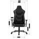Стул офисный поворотный MEBEL ELITE APEX Черный
