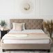 Ліжко оксамитове MEBEL ELITE QUEEN Velvet 160x200см Беж