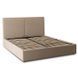 Кровать двуспальная MEBEL ELITE MARSYLIA Sztruks 180x200 см Беж
